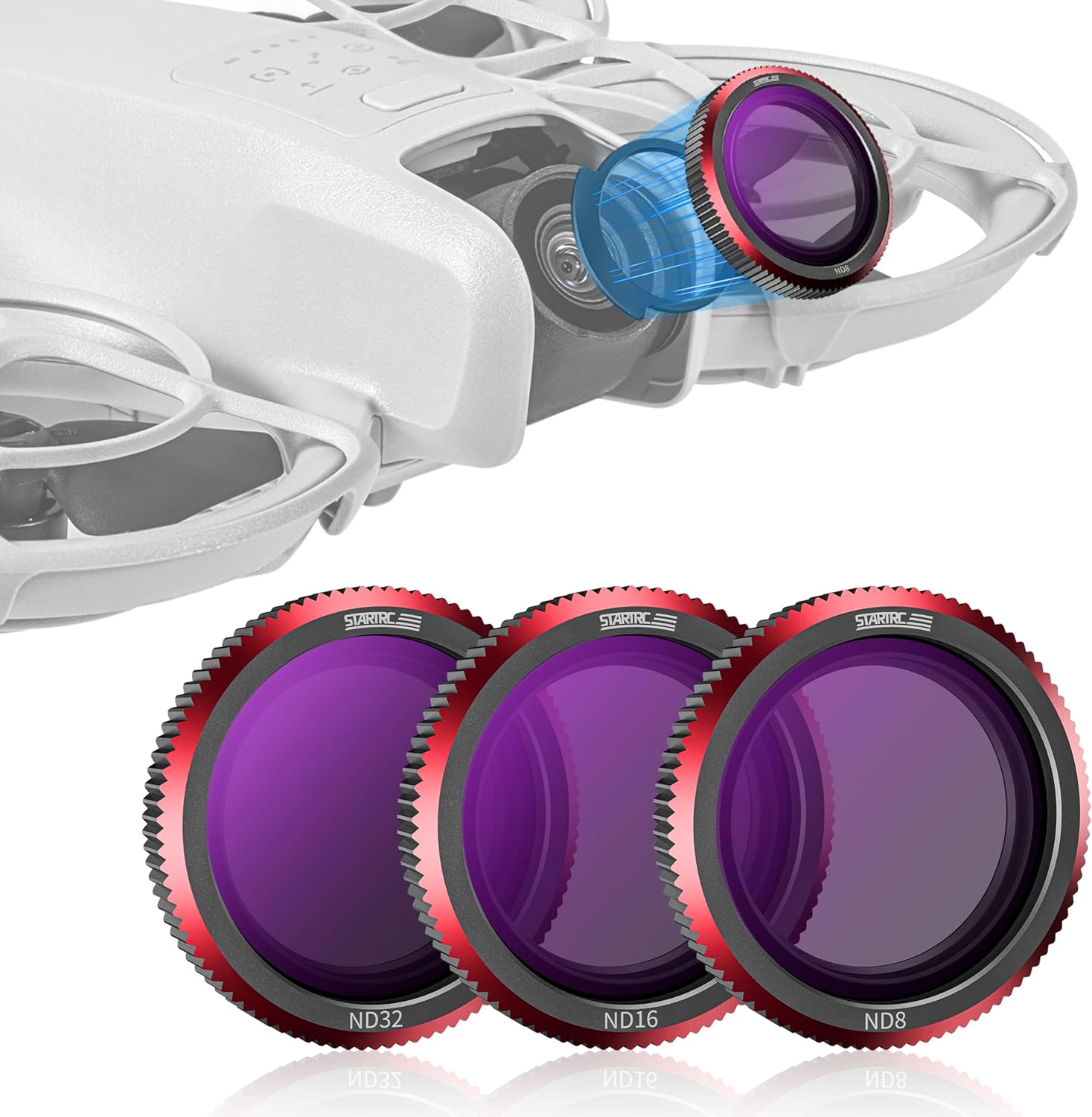 DWI ND Filters for DJI Neo (CPL, ND8/16/32)