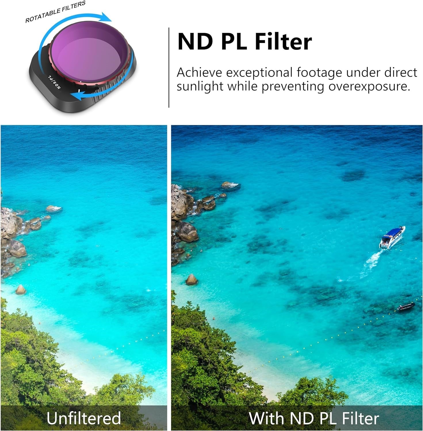 DJI Mini 4 Pro ND Filters (ND/PL 8/16/64/256)